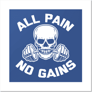 All Pain No Gains 2 Posters and Art